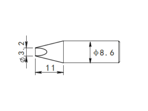 Насадка Quick-TSS10C-3.2D-01